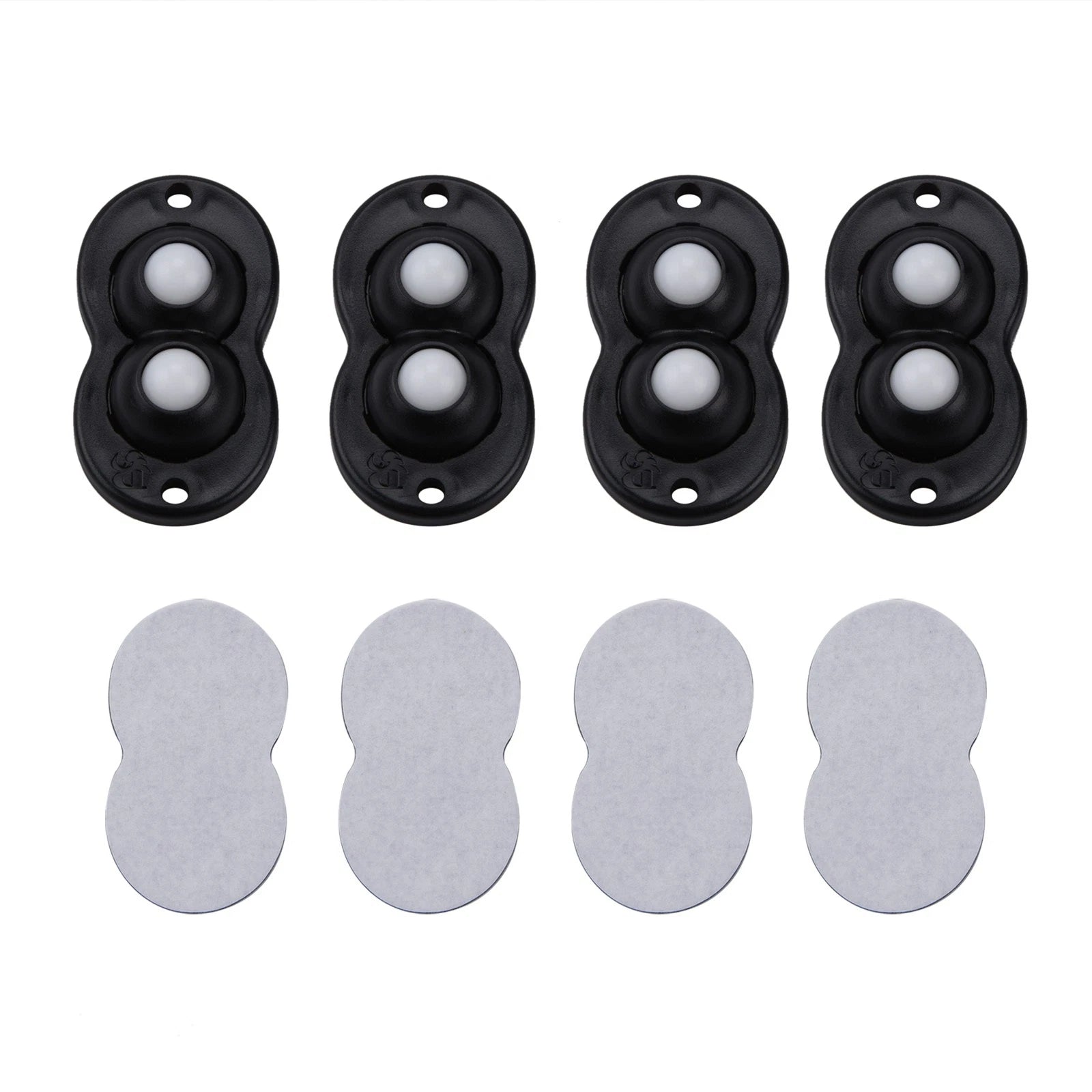 Self Adhesive Caster Mini Swivel Wheels Accessories With Adhesive