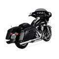 Vance & Hines Hd Dresser 17-22 Twin Slash Round Chrome Slip-on Exhaust