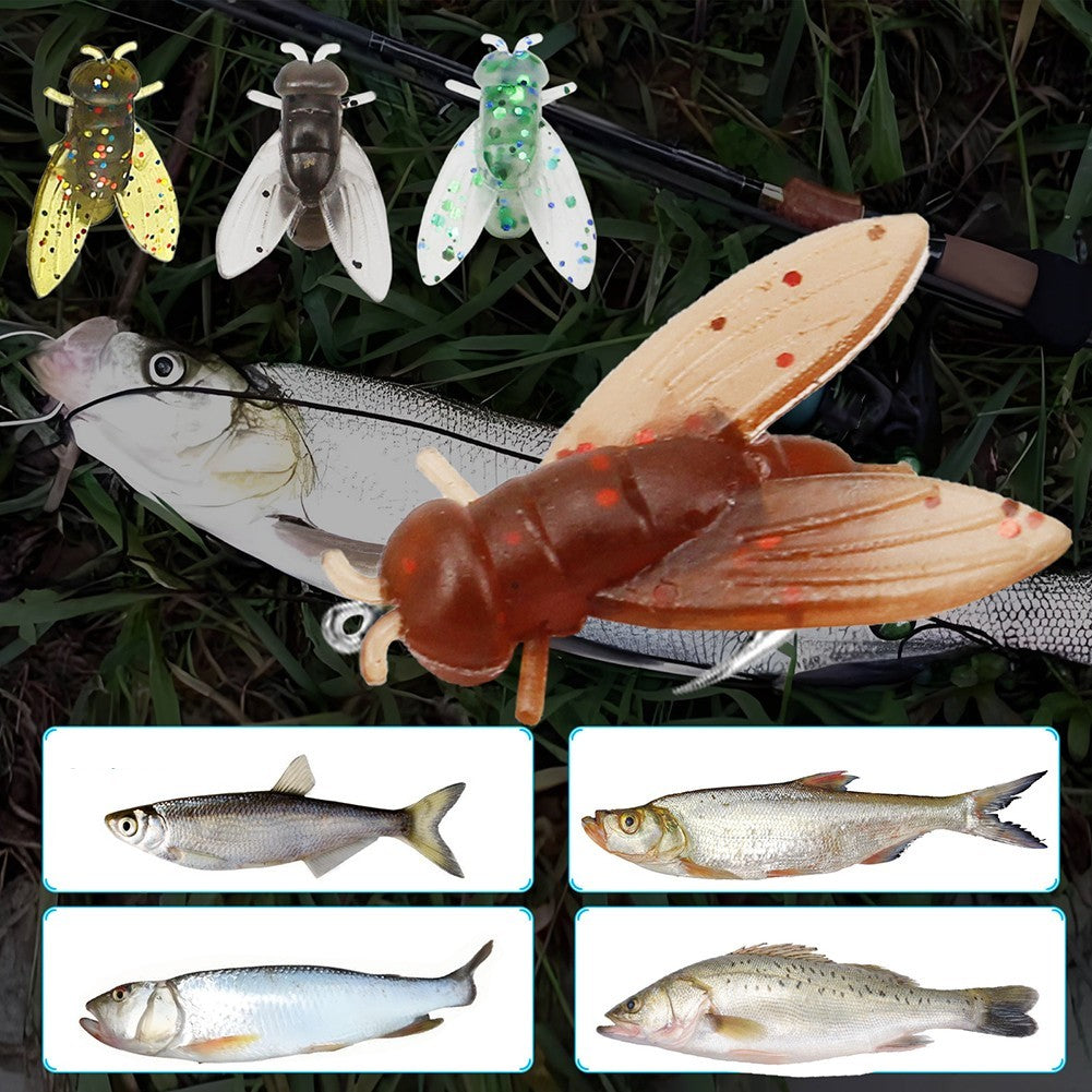 Soft Baits Fishing Set for Trout and Pike
