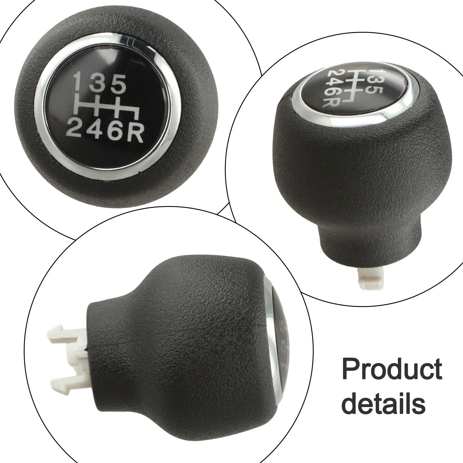 6 Speed Shifter Knob Handle For Honda For Civic 2016 2019 Abs Material
