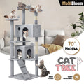 70'' Cat Tree - Sturdy Large Cat Condo