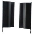 Auto Air Scoops 1 Pair 2pcs/set 60km Accessories Black Dynamic Plastic