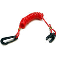 Boat Kill Switch Safety Lanyard Red PVC
