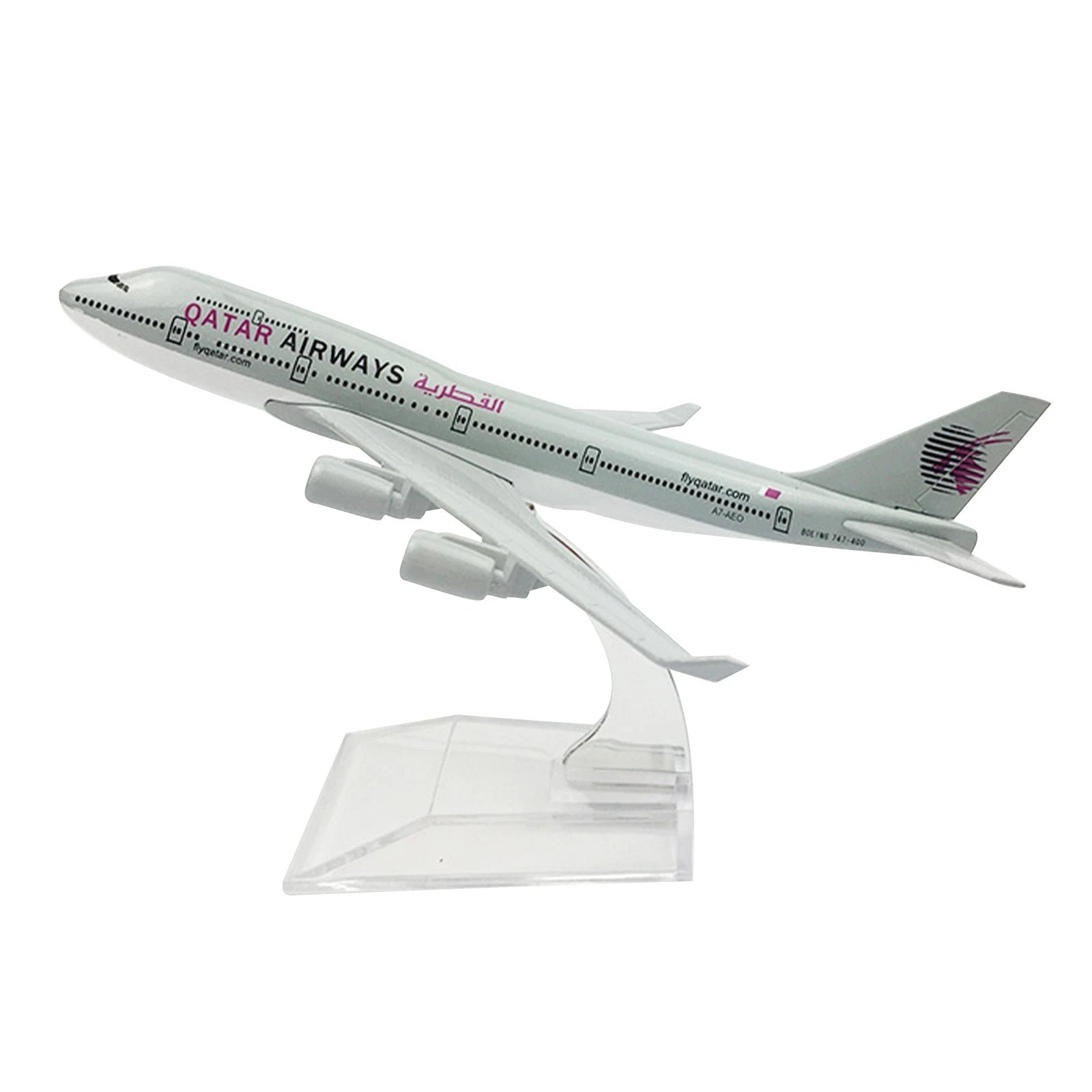1:400 16cm B747 Qatar Airways Metal Airplane Model Alloy Diecast