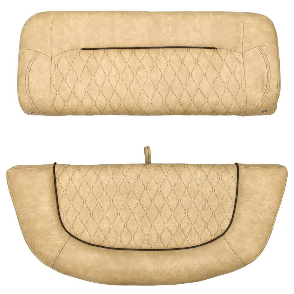 Boat Seat Cushions Sportsman Beige Faux Leather by Sportsman