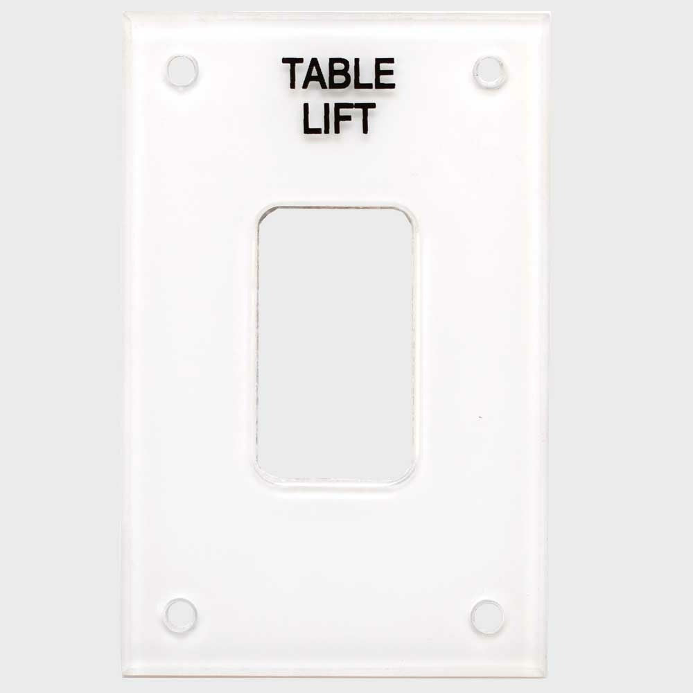 Sea Ray Boat Blank Switch Panel 2128511 | Table Lift 3 1/2 Inch Plasti