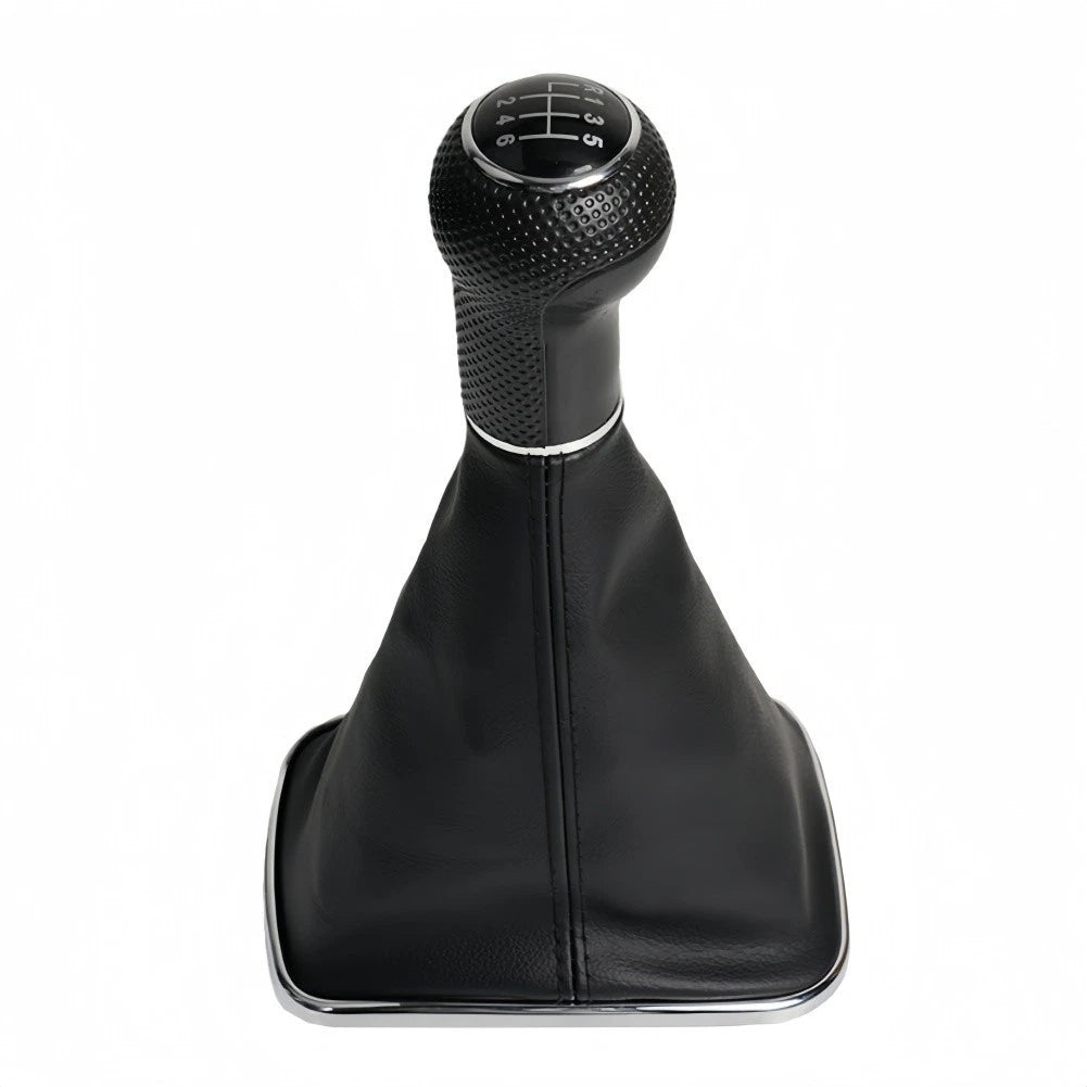 For Golf For Mk4 For Jetta R32 1999-2005 23mm Leather Chrome Shifter