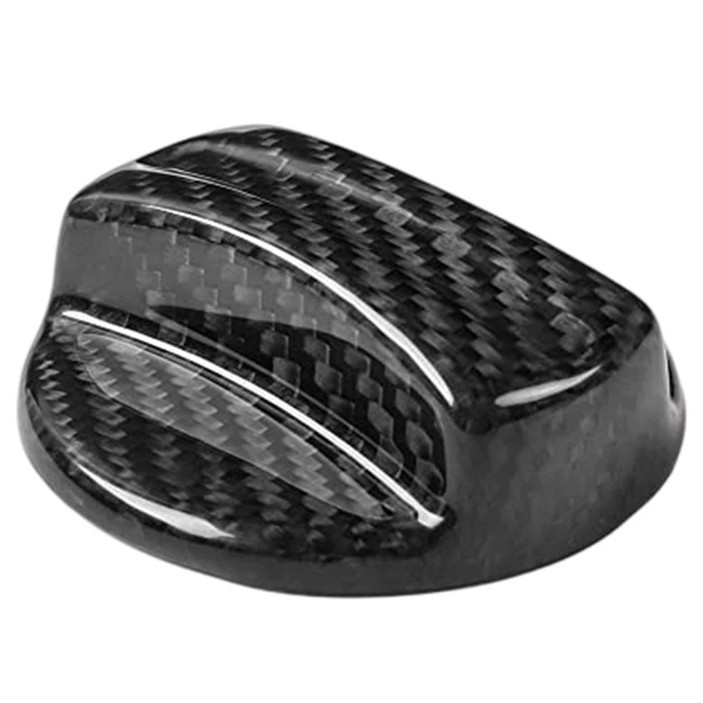 Sporty Carbon Fiber Fuel Cap Cover Compatible With For Bmw F02 F10 F15