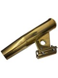 West Marine Gold Stainless Steel Rod Holder For 1 In Od Pipe Fixed