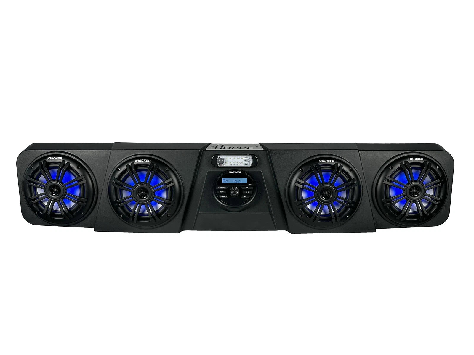 Hoppe Hoppe Audio Mini Rgb Marine Utv Speakers With Bluetooth & Led