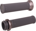 Odi Rufian V-twin Grips 1 Inch Graphite Gun Metal For Harley Touring