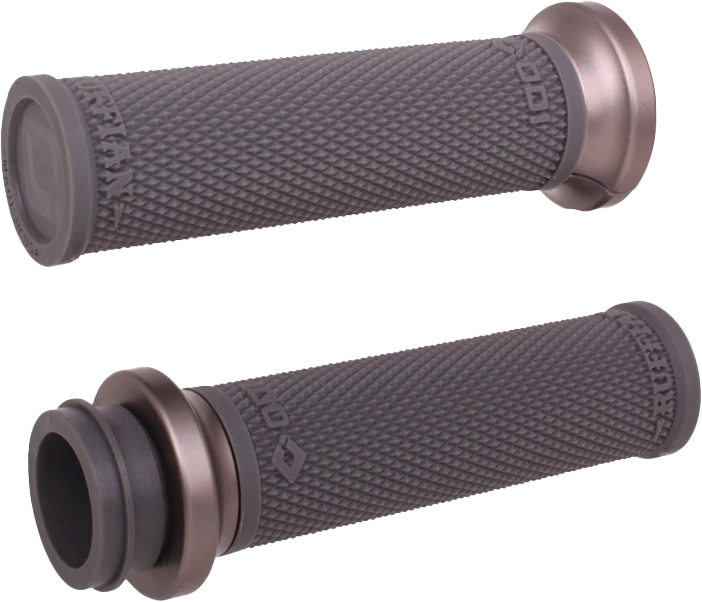 Odi Rufian V-twin Grips 1 Inch Graphite Gun Metal For Harley Touring