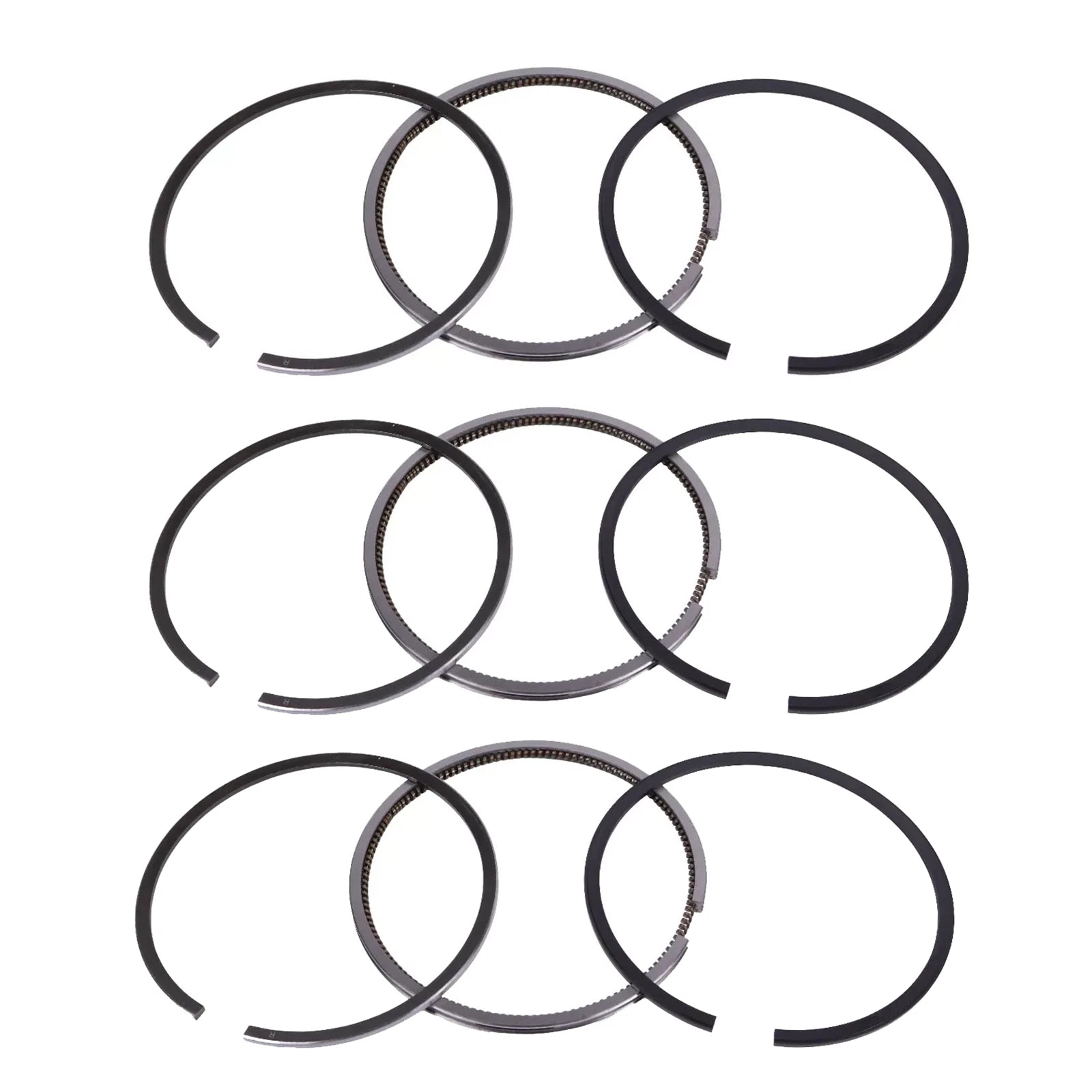 3 Set Piston Rings 16292-21050 For Kubota D1105 D1305 B2410 F2560