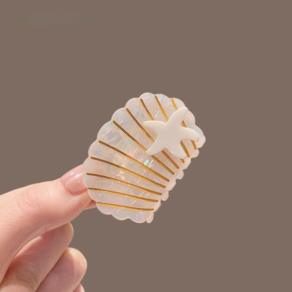 Korean Hair Claw Shell Accessory Durable PVC