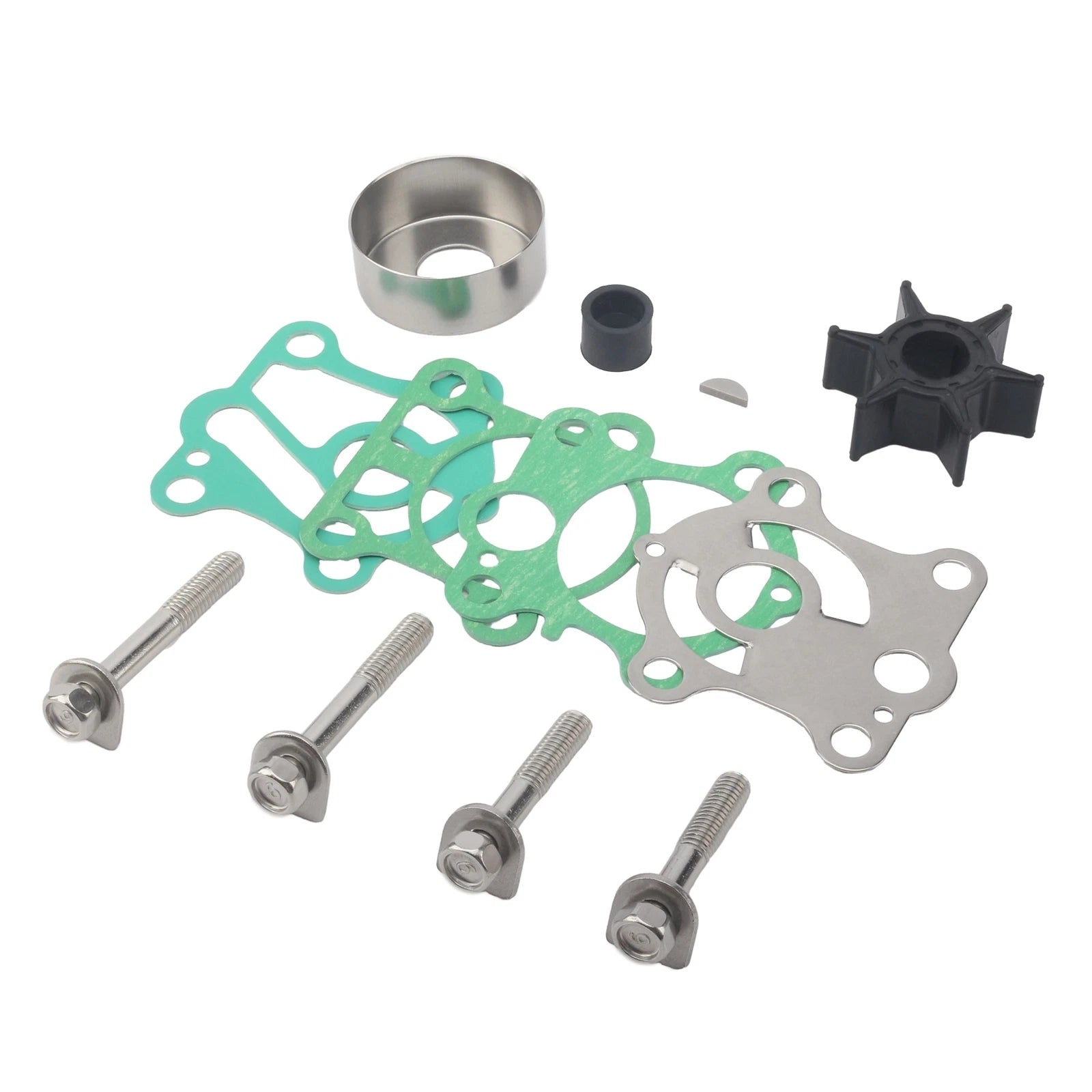 Water Pump Impeller Repair Kit Fit Yamaha Outboard 6h4-w0078-a0