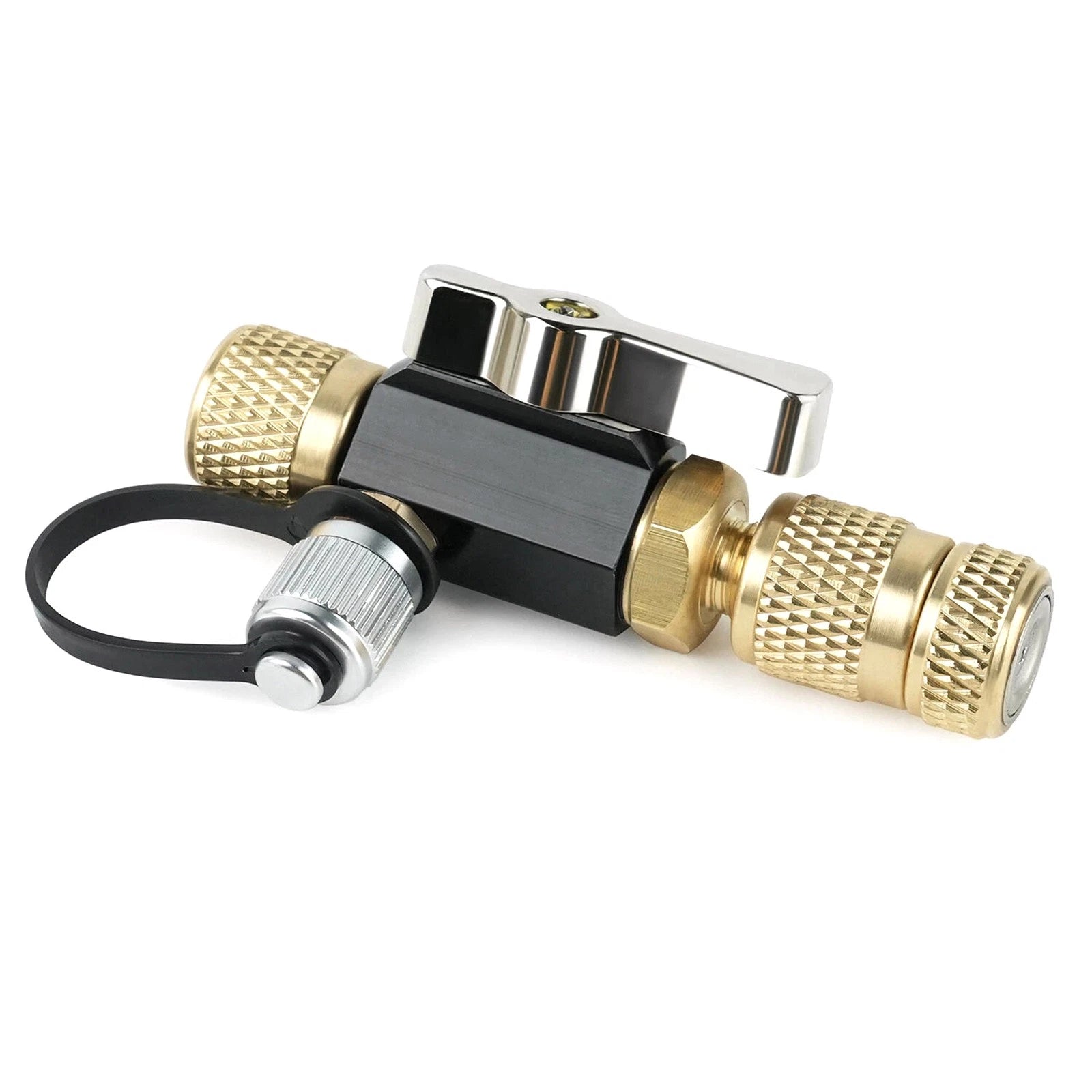 Brass And Steel Valve Core Removal Tool, 1/4" Vacuum Rated For Hvac