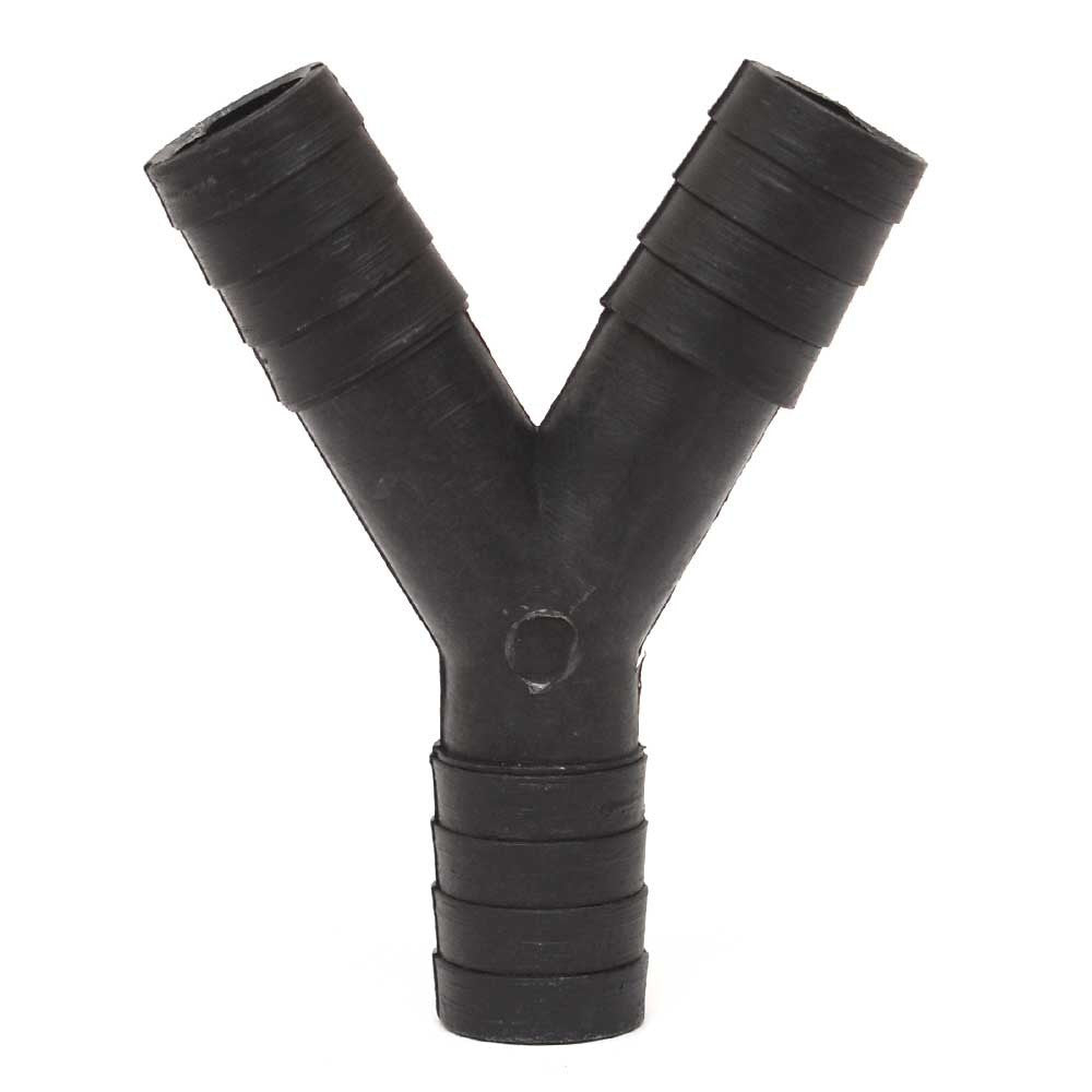 TH Marine Boat Wye Fitting Y-750-DP | Y 3 Way 3/4 Inch Barbed BlackOpe