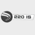 Edgewater Boat Raised Decal 1002461 | 220 SI 8 1/4 x 3 Inch Silver by Edgewater