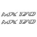 Larson / Glastron Raised Boat Decals 0573136 | Mx 170 Black/silver