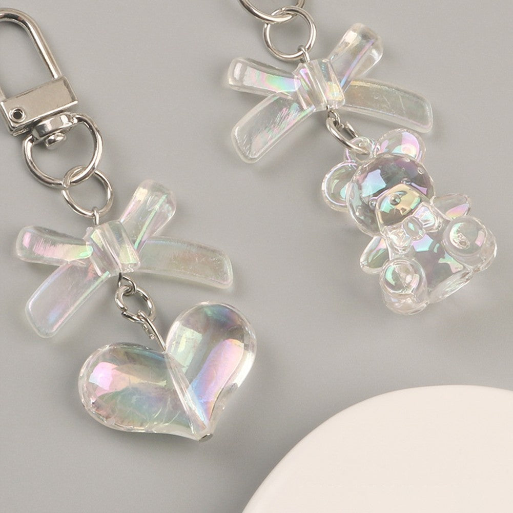 Resin Accessory Cartoon Keyring Compact Size