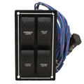 Pacer Boat Switch Panel Pursuit Lighting 20A 12V Black by Pacer