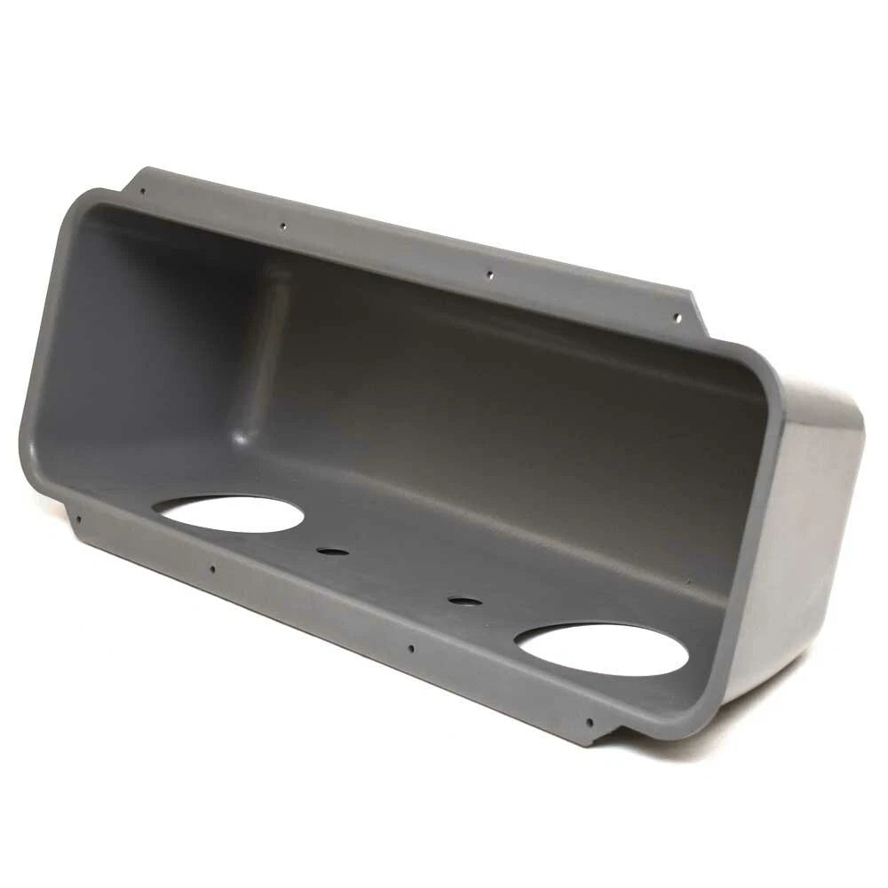 Rinker Boat Storage Tub Bin 8639907 | Gray Plastic W/ Cutouts