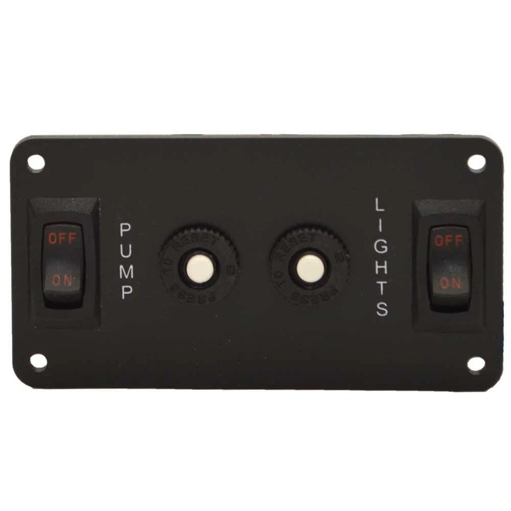 Pontoon Fishing Boat Breaker Switch Panel | Pump / Lights