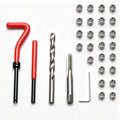 M8 X 1.25 Thread Repair Kit With Installation Tool & Red Grip Non-slip