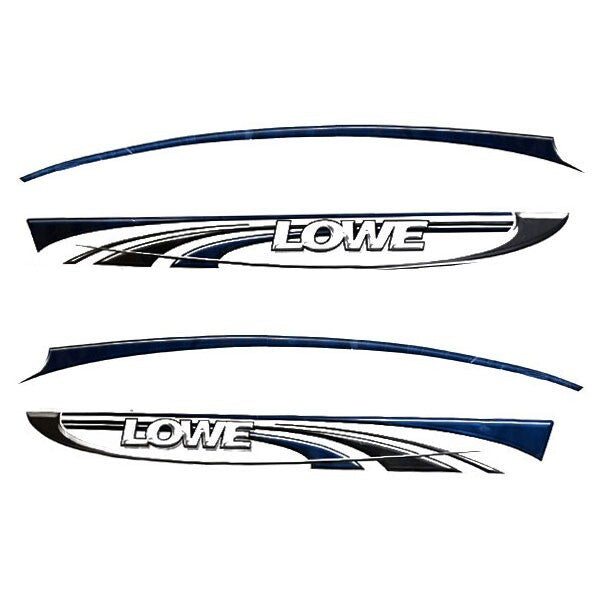 Lowe Boat Main Hull Decal Deep Vee Blue White by Lowe