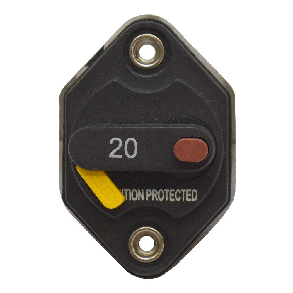 Boat Panel Mount Circuit Breaker 20A 32 VDC
