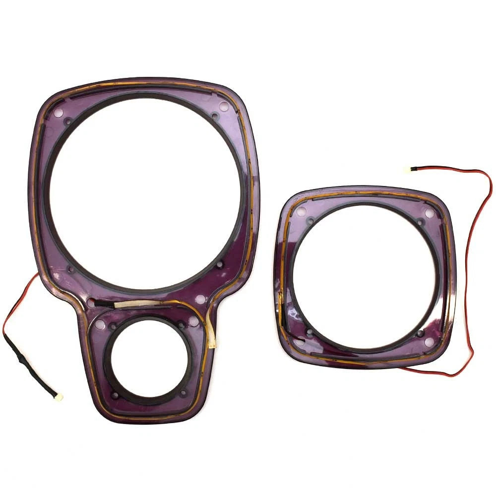 Centurion Boat Downfire Speaker Frames | Led Purple Plastic (Set Of 2)