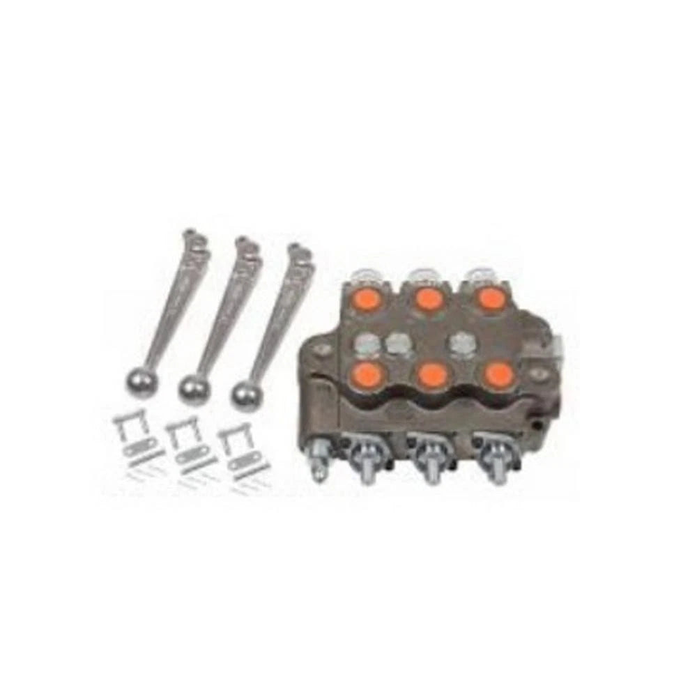Cross Hydraulic Triple Spool 3-position 4-way Open Center Control