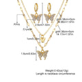 Butterfly Ear Clips for Jewelry