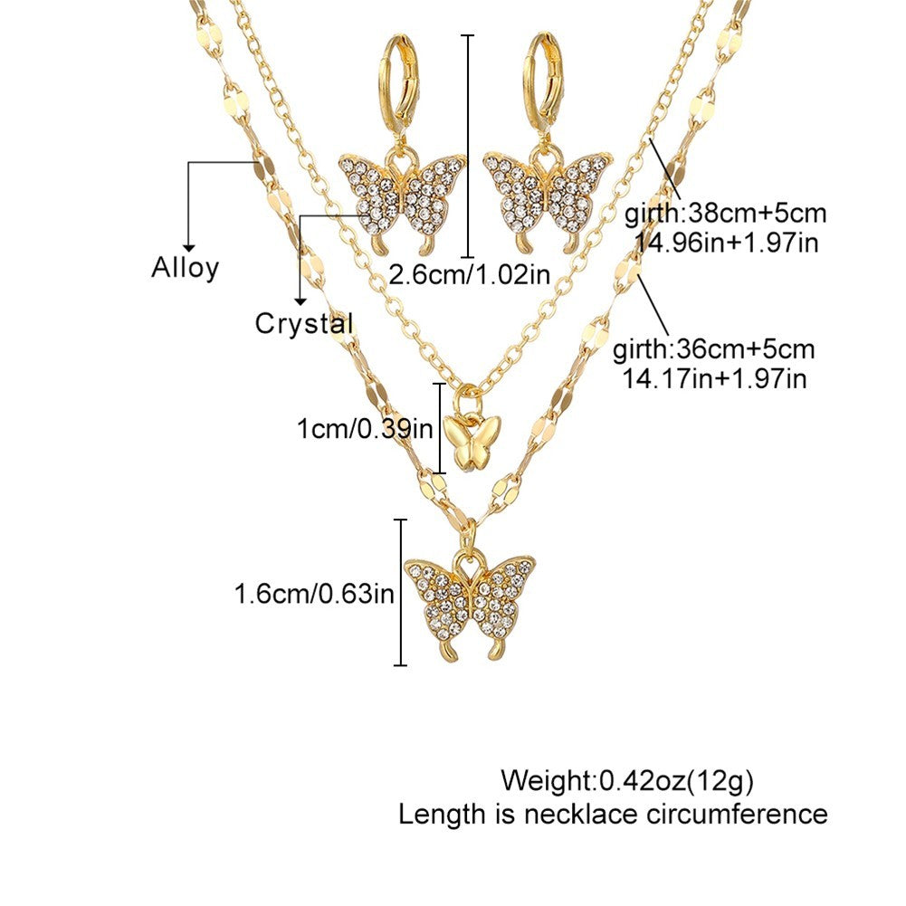 Butterfly Ear Clips for Jewelry