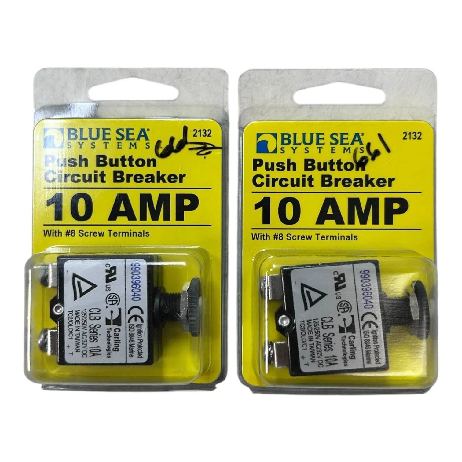Blue Sea Systems 2132, Push Button Circuit Breaker | Hook & Hull Co