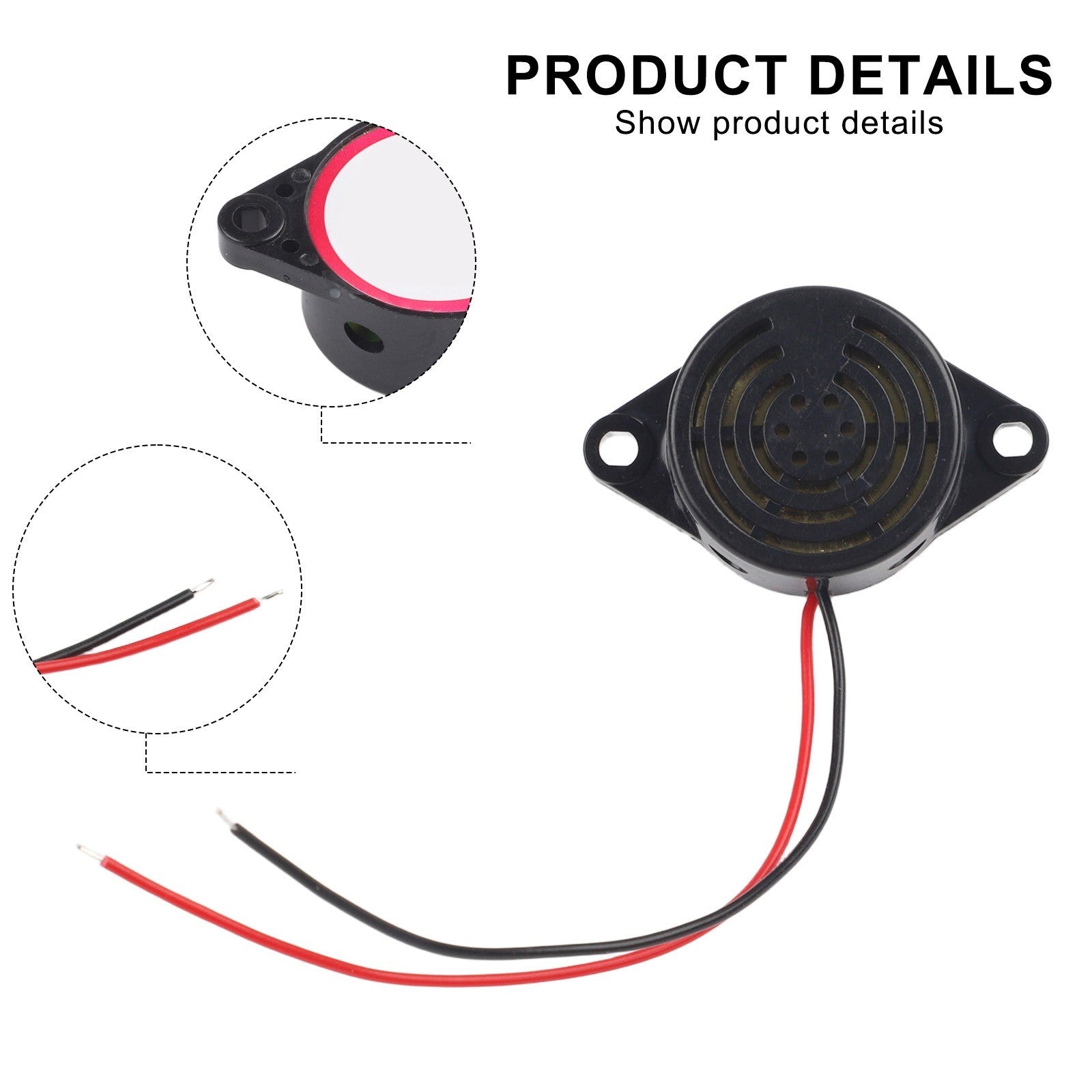 Electronic Buzzer Plastic Vehicle Electronics Replacement