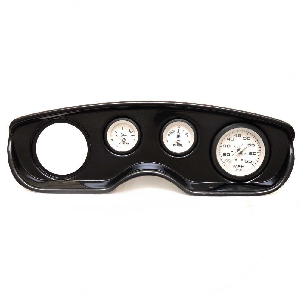 Lund Boat Gauge Panel Teleflex Honda 18 1/2 Inch Black by Lund