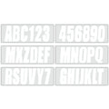 Boat Registration Letters & Numbers Decals Sticker Set A-Z & 0-9
