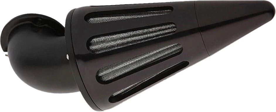 Harddrive Ram Air Filter Coned Black 4.5" X 12" For Harley Davidson