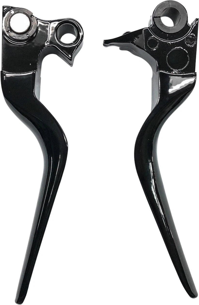 Harddrive Lsr Lever Set Black For Harley Davidson Flhr Road King