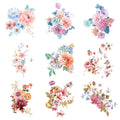 Decorative Flower Wall Sticker for Bathroom