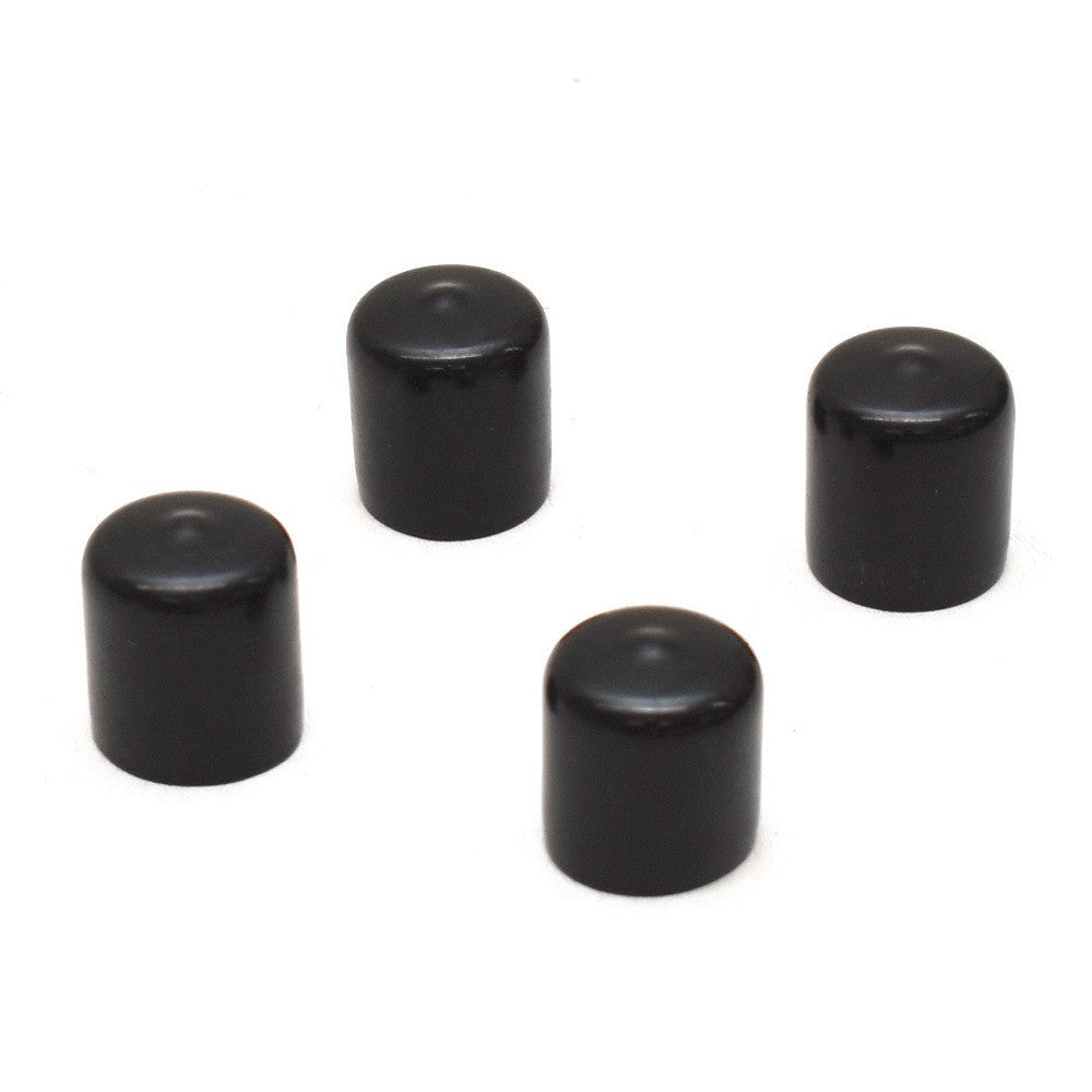 Boat Rod Holder End Caps 1 Inch Black Vinyl