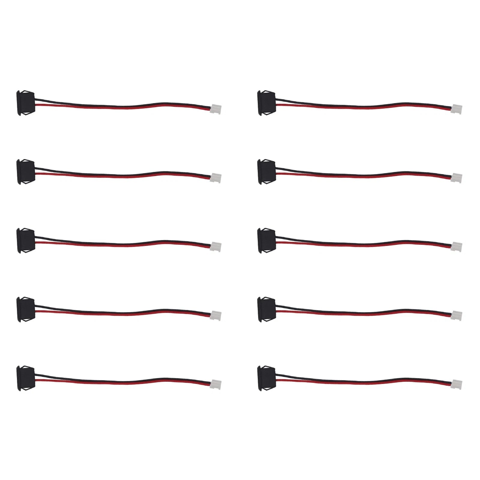 Type C Female Head To End 2 Pin 2 Wire Quick Charging Power Cable Diy