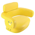 Seat Assembly Set With Hardware Vinyl Yellow Fits John Deere 4020 7700