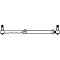 72161861 Tractor Tie Rod Assembly Fits White Oliver 2-135 2-155 120