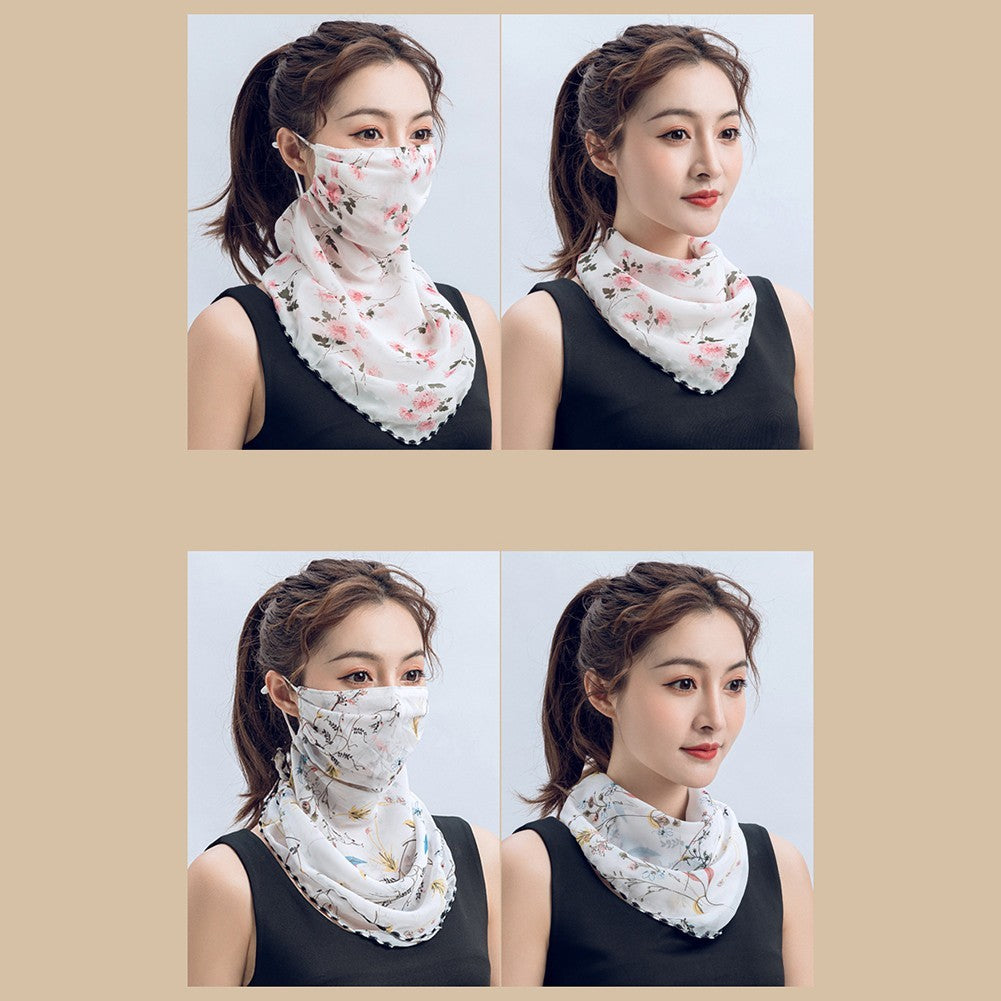 Cycling Headscarf with Rounded Edges