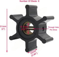 Flexible Impeller For Jabsco Pump 673-0003 Johnson 09-1026b-9