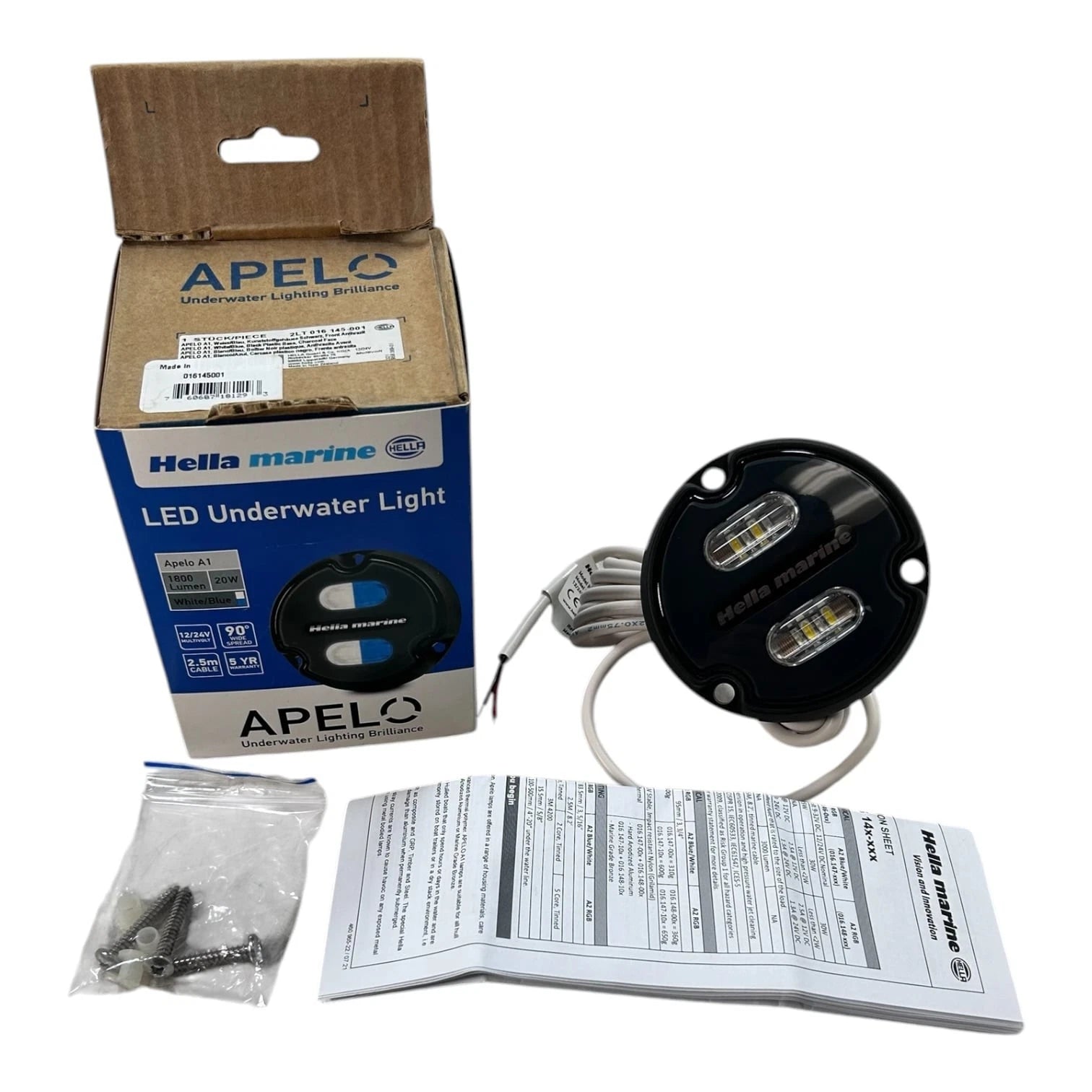 Hella Marine Apelo A2 Marine White/blue Led | Hook & Hull Co