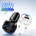 60W Fast Charging Car Charger Pd30w Qc30w For | Hook & Hull Co