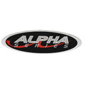 Raised Decal Legend Boat Alpha Series Black Silver by Legend